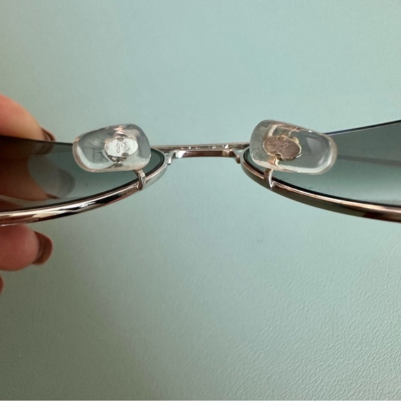 | ray ban • blue lense 2035 aviator silver frame | - Picture 10 of 16